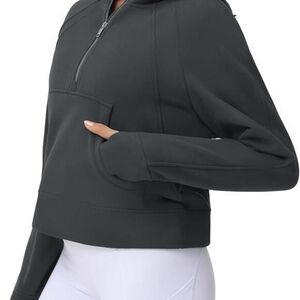 Women's Charcoal Quarter-Zip Sweatshirt